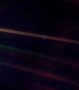 Earth From 6 Billion Miles - Thanks To Voyager 1 - Courtesy Of NASA